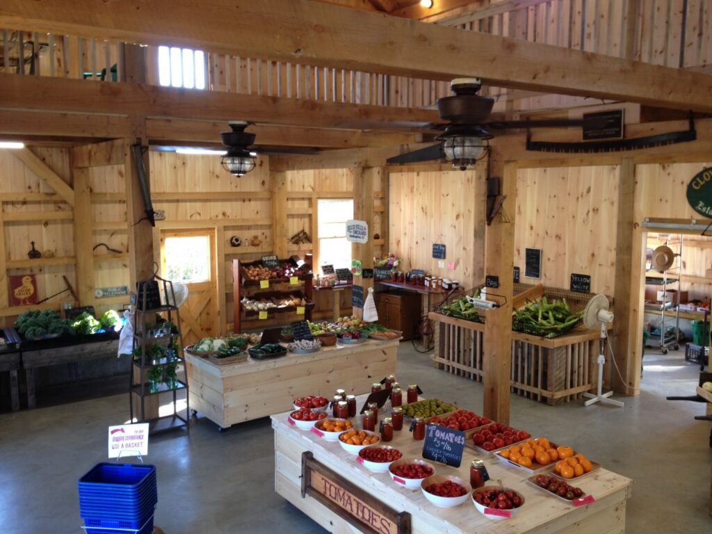 Carriage-House-Saltbox-40×40-in-CT-504C-Farm-Stand-Agricultural-Farm-Interior