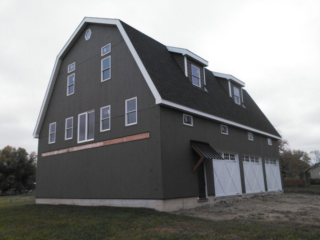 Gambrel 40×56-Barn-in-MI-206A-Garage-Home